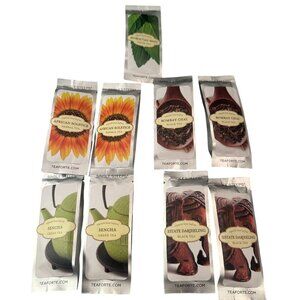 Tea Forte Pouches Single Steeps Loose Leaf Tea World Sampler Bombay Sealed